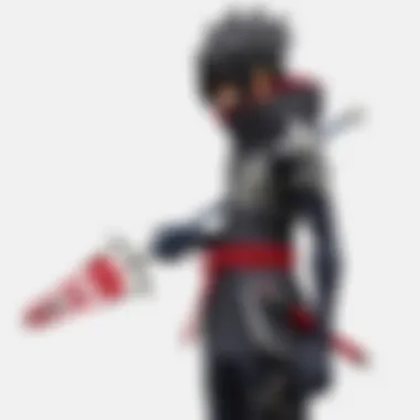 Intricate Design of Akatsuki Action Figures Close-up of an Akatsuki action figure showcasing intricate detailing and vibrant colors