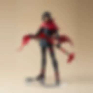 Creative Process Behind Akatsuki Figure Design Artist rendering of an Akatsuki action figure illustrating the creative process behind their design