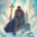 An emblematic representation of the Alabasta Kingdom, showcasing its arid landscape and royal architecture.