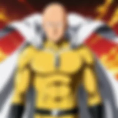 A dramatic scene showcasing Saitama's character development in Season 2.