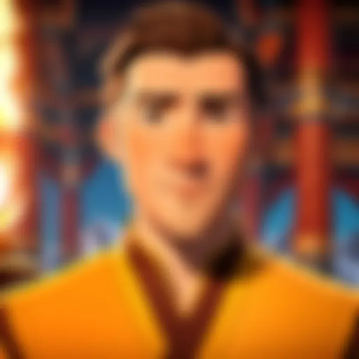 A captivating scene from an Atla animation, representing emotional depth and artistic style.