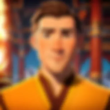 Emotional Depth in Animation A captivating scene from an Atla animation, representing emotional depth and artistic style.