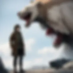 The towering walls of humanity in Attack on Titan.