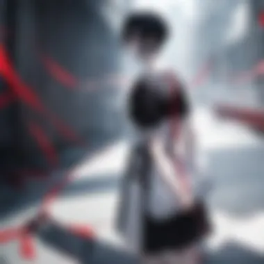 Supernatural Aesthetics of Blood Lad An artistic representation of the supernatural elements in Blood Lad.