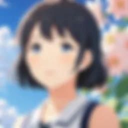 Character expressions reflecting emotional growth