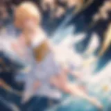 A serene moment depicting the emotional connection between characters in Bloom Into You