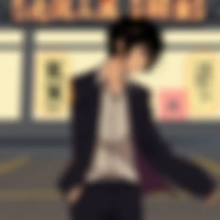 Visual comparison between the animation style of Bungo Stray Dogs and its source material