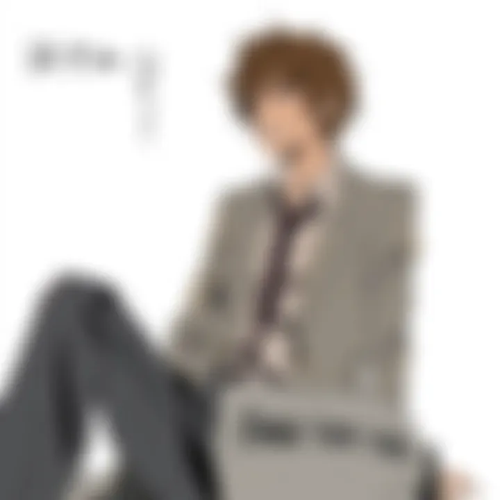 Artistic representation of Bungo Stray Dogs themes and motifs