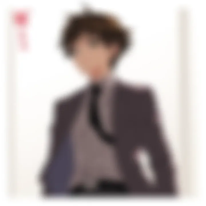 Cinematic scene from Bungo Stray Dogs showcasing character dynamics