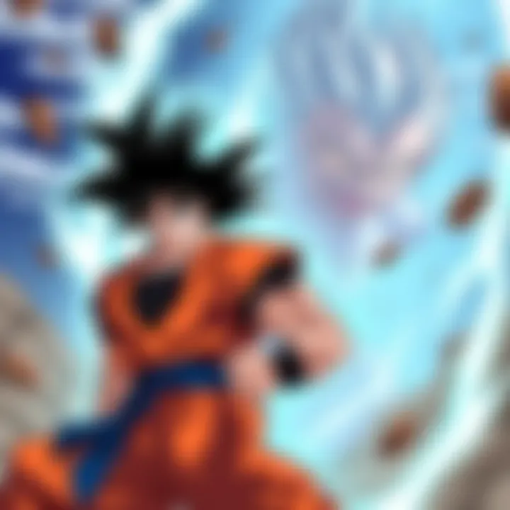 Goku and Vegeta united in a fierce battle