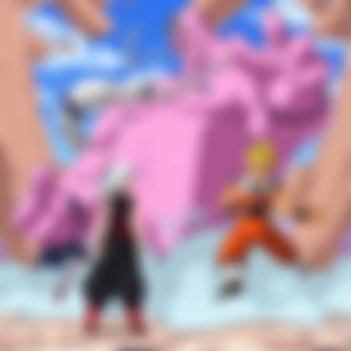 Dramatic showdown between Buu and the Z Fighters