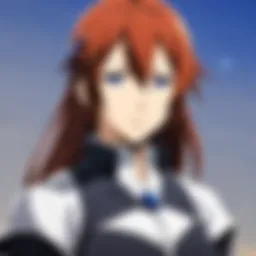 An intense moment of character testing in anime