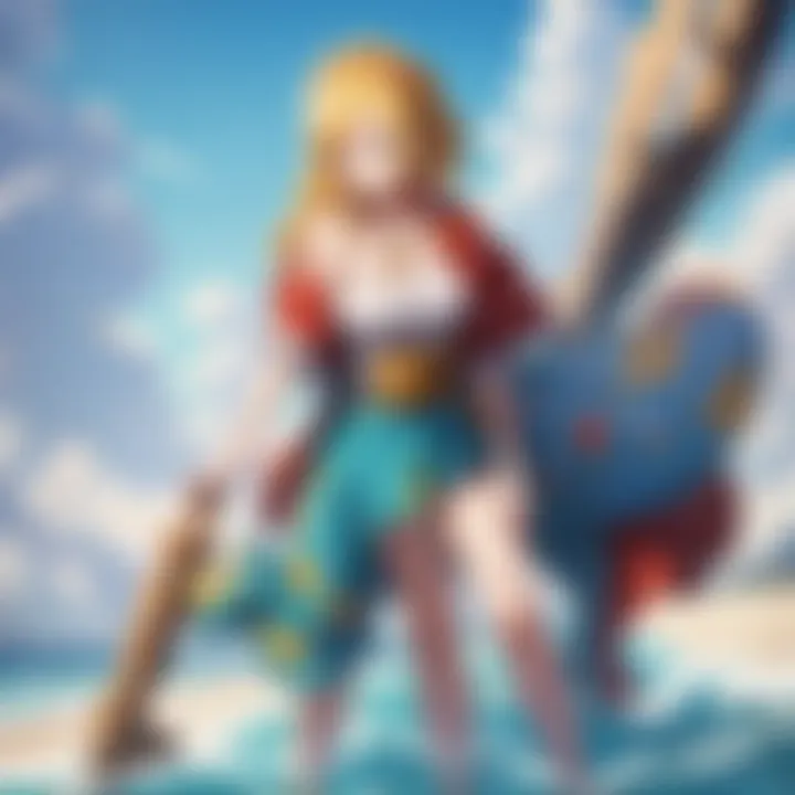 A captivating visual representing the thematic elements of One Piece