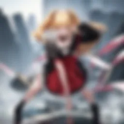 Dynamic animation sequences highlighting AMV creativity