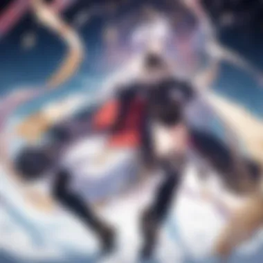 Iconic Characters of Fate/Grand Order Artistic representation of iconic characters from the Fate/Grand Order series.