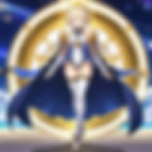 An illustrated map of the Fate/Grand Order universe showcasing timelines and connections.