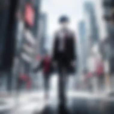 A thematic illustration reflecting the psychological elements of Tokyo Ghoul.