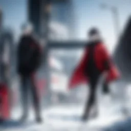 A striking scene from Tokyo Ghoul showcasing the main character in a moment of introspection.