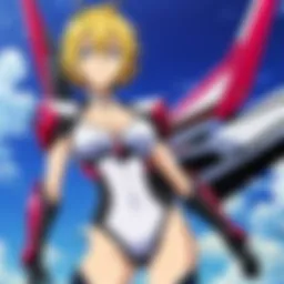 Symbolic representation of empowerment in Cross Ange