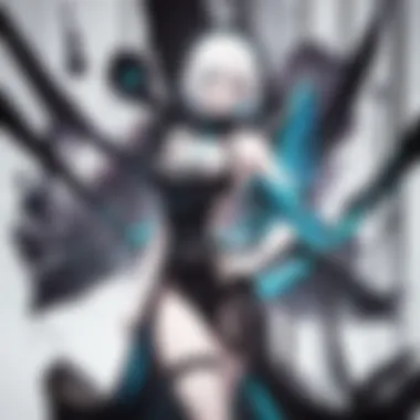 Decim: The Arbiter Close-up of the enigmatic character Decim, representing the series' philosophical themes.