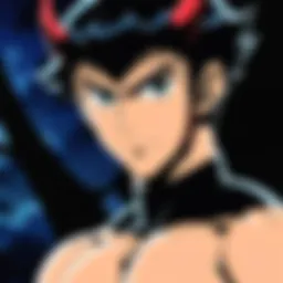 Dramatic portrayal of Akira Fudo