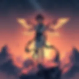 Artistic representation of DNAngel's fantasy elements