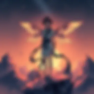 Artistic representation of DNAngel's fantasy elements