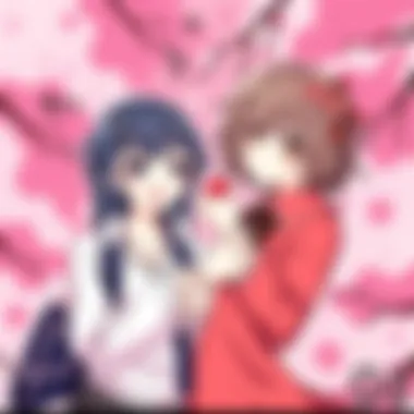 Visual depiction of romance in DNAngel