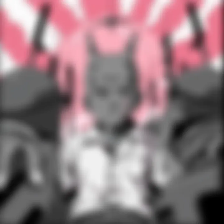 A captivating scene showcasing the dark and surreal world of Dorohedoro.