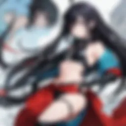Dynamic portrayal of the protagonist in a moment of conflict