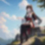 A captivating scene from Dou Luo Dalu showcasing its unique art style