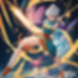 A vibrant scene showcasing the iconic characters from Dragon Ball Kai in action.