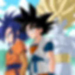 Symbolic representation of Dragon Ball Super's main characters