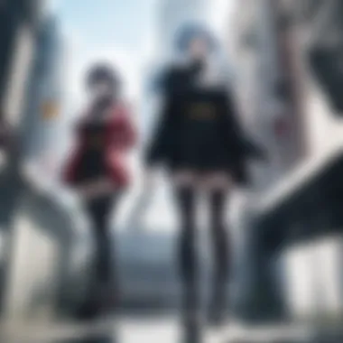 Captivating Anime Scene A captivating scene from a popular anime series on Funimation, showcasing its stunning animation and character design.