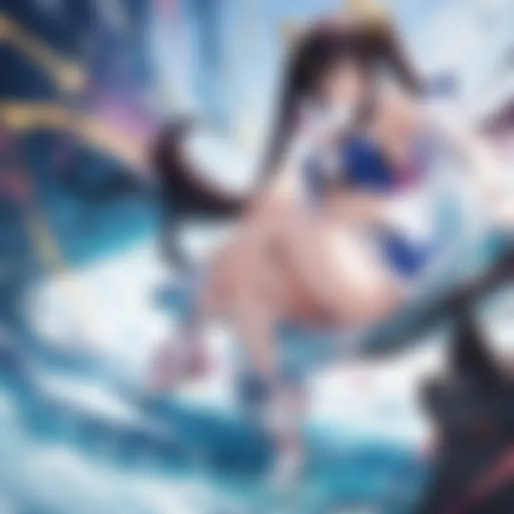 An engaging character interaction from a featured anime, highlighting the dynamics and relationships between characters.