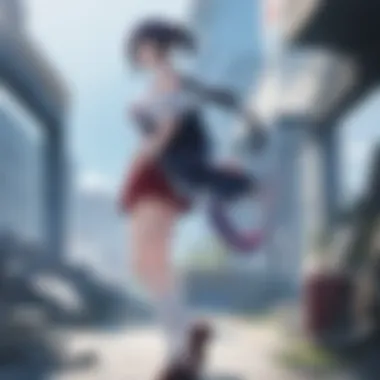 Thematic Depth in Anime An artistic representation of a key moment in a renowned anime, emphasizing its thematic depth and narrative impact.