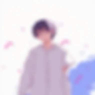 Unique Artistic Style of Euphoria Visual elements that highlight the unique art style of the anime.