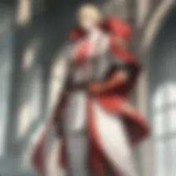 The colossal titan looming over the walls