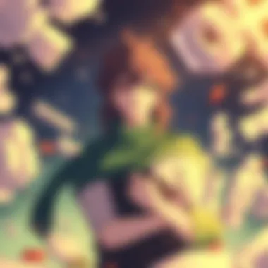 An artistic representation of the bond between Asta and his friends, highlighting the theme of friendship.