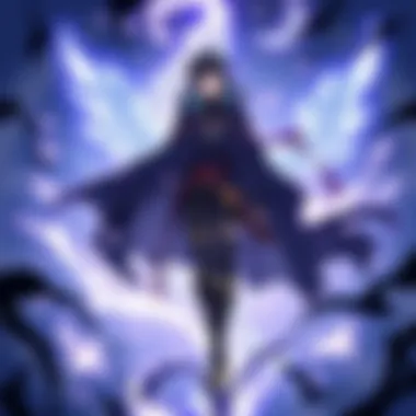 A dynamic illustration of a magical duel between rival characters, representing the theme of rivalry.