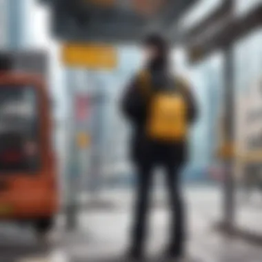 Urban Life in 'Taxi' A scene capturing the essence of urban life in the film 'Taxi'