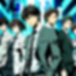 Close-up of a character from Psycho-Pass conveying intense emotion