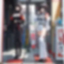 Diverse collection of anime figures showcasing various styles
