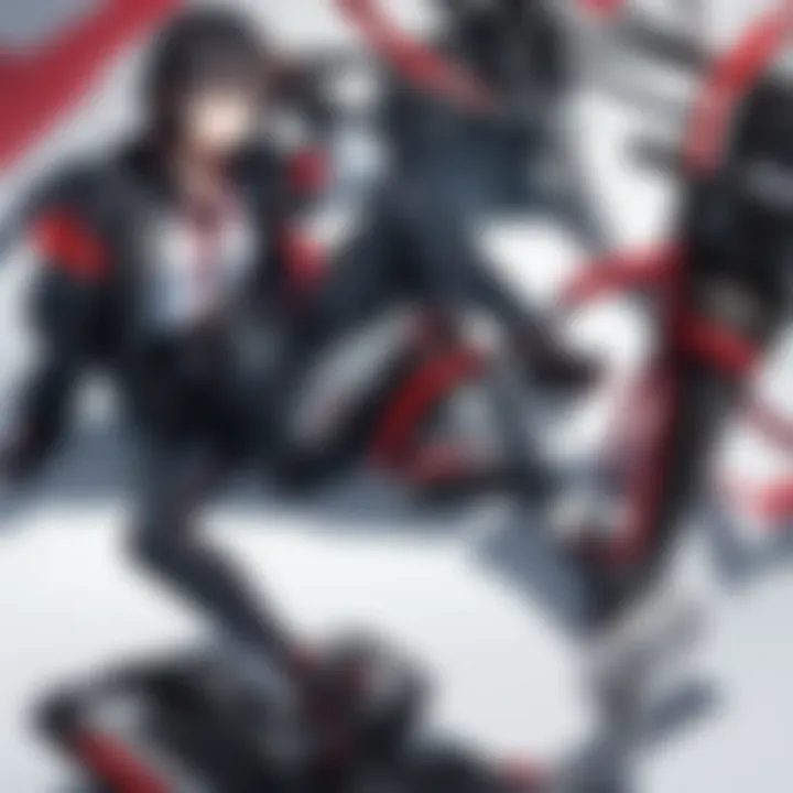 Motorcycle gear inspired by anime characters