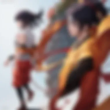 Key Characters in Naruto A detailed character map highlighting key figures in the Naruto series.