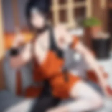 A visual representation of the cultural impact of Naruto on anime and manga.