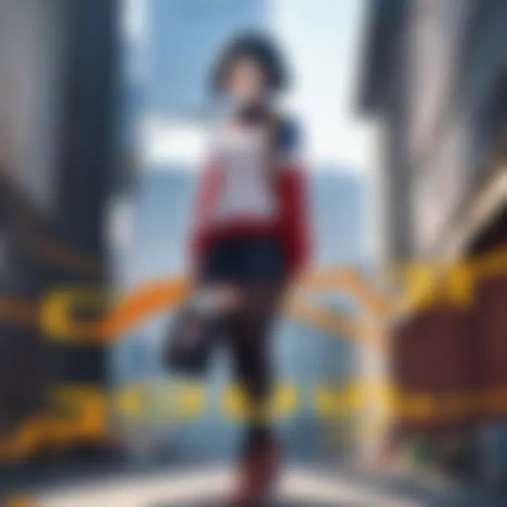 Scene from My Hero Academia movie