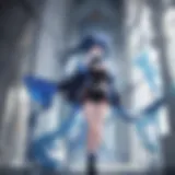 Dynamic scene depicting the competitive spirit of Blue Lock