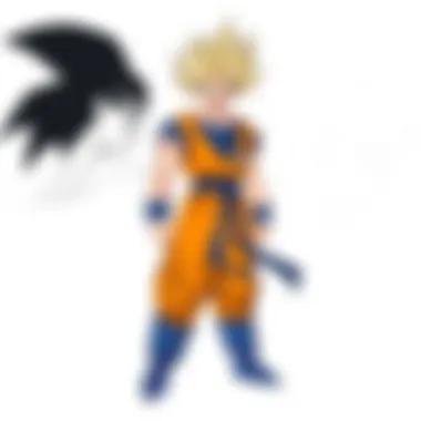 An artistic representation of key characters from the series, symbolizing their growth