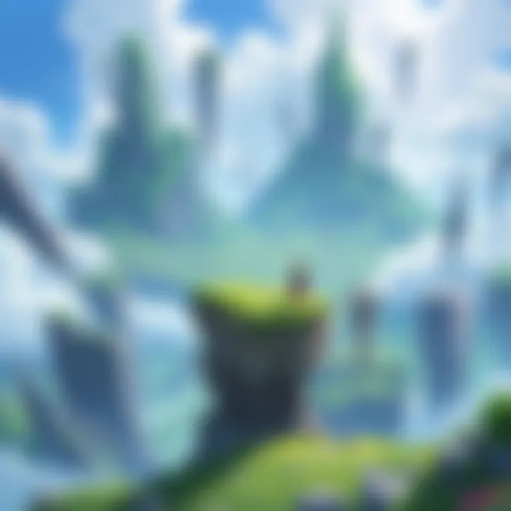 A detailed representation of the Soul Land 2 universe, showcasing its vibrant landscapes and mystical elements.